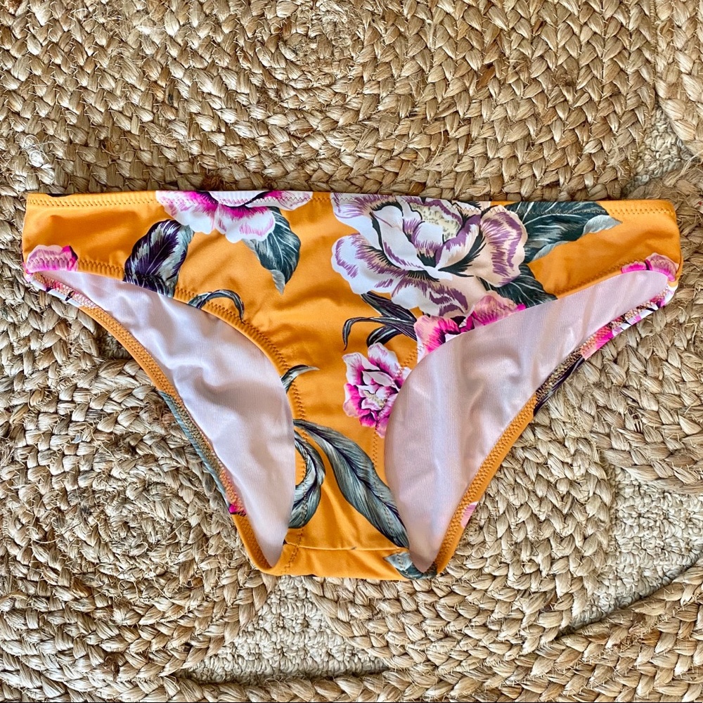 Shade & Shore | Orange/Rust Floral Bottoms